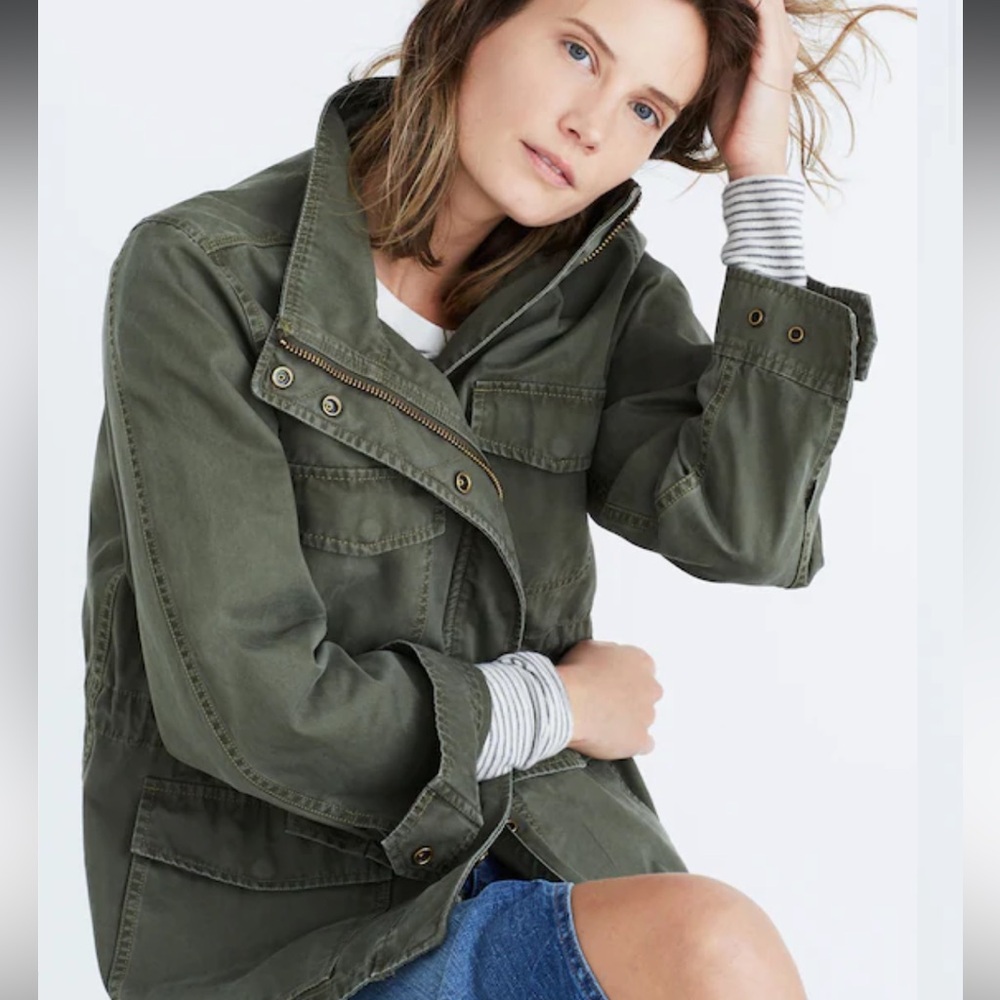 Madewell Utility Jacket in Olive